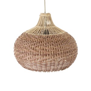 glo-01952-01952_7 GLOBOSTAR® PANAMA 01952 BOHO ΚΡΕΜΑΣΤΟ ΦΩΤΙΣΤΙΚΟ ΚΑΜΠΑΝΑ ΜΟΝΟΦΩΤΟ 1 X E27 IP20 ΚΑΦΕ & ΜΠΕΖ 