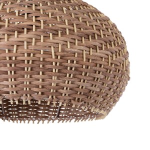 glo-01952-01952_9 GLOBOSTAR® PANAMA 01952 BOHO ΚΡΕΜΑΣΤΟ ΦΩΤΙΣΤΙΚΟ ΚΑΜΠΑΝΑ ΜΟΝΟΦΩΤΟ 1 X E27 IP20 ΚΑΦΕ & ΜΠΕΖ 