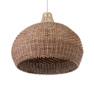 glo-01953-01953_6 GLOBOSTAR® PANAMA 01953 BOHO ΚΡΕΜΑΣΤΟ ΦΩΤΙΣΤΙΚΟ ΚΑΜΠΑΝΑ ΜΟΝΟΦΩΤΟ 1 X E27 IP20 ΚΑΦΕ & ΜΠΕΖ 
