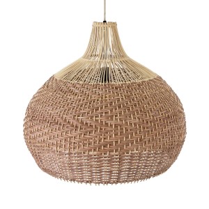 glo-01953-01953_7 GLOBOSTAR® PANAMA 01953 BOHO ΚΡΕΜΑΣΤΟ ΦΩΤΙΣΤΙΚΟ ΚΑΜΠΑΝΑ ΜΟΝΟΦΩΤΟ 1 X E27 IP20 ΚΑΦΕ & ΜΠΕΖ 