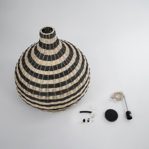 glo-01955-01955_11 GLOBOSTAR® JAMAICA 01955 BOHO ΚΡΕΜΑΣΤΟ ΦΩΤΙΣΤΙΚΟ ΚΑΜΠΑΝΑ ΜΟΝΟΦΩΤΟ 1 X E27 IP20 ΜΠΕΖ & ΧΑΚΙ