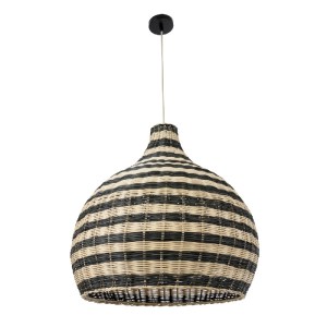 glo-01955-01955_4 GLOBOSTAR® JAMAICA 01955 BOHO ΚΡΕΜΑΣΤΟ ΦΩΤΙΣΤΙΚΟ ΚΑΜΠΑΝΑ ΜΟΝΟΦΩΤΟ 1 X E27 IP20 ΜΠΕΖ & ΧΑΚΙ