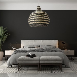 glo-01955-post_285 GLOBOSTAR® JAMAICA 01955 BOHO ΚΡΕΜΑΣΤΟ ΦΩΤΙΣΤΙΚΟ ΚΑΜΠΑΝΑ ΜΟΝΟΦΩΤΟ 1 X E27 IP20 ΜΠΕΖ & ΧΑΚΙ