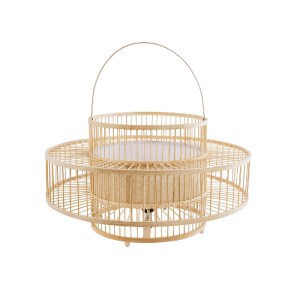 glo-02004-02004_2 GLOBOSTAR® SORENIA 02004 BOHO ΕΠΙΔΑΠΕΔΙΟ ΦΩΤΙΣΤΙΚΟ ΜΟΝΟΦΩΤΟ 1 X E27 IP20 ΜΠΕΖ ΞΥΛΟ - Μ60 X