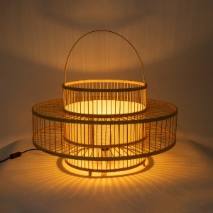 glo-02004-02004_8 GLOBOSTAR® SORENIA 02004 BOHO ΕΠΙΔΑΠΕΔΙΟ ΦΩΤΙΣΤΙΚΟ ΜΟΝΟΦΩΤΟ 1 X E27 IP20 ΜΠΕΖ ΞΥΛΟ - Μ60 X
