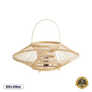 glo-02005-02005_0 GLOBOSTAR® SORENIA 02005 BOHO ΕΠΙΔΑΠΕΔΙΟ ΦΩΤΙΣΤΙΚΟ ΜΕ ΝΤΟΥΙ 1 X E27 AC 220-240V IP20 - ΜΠΕ