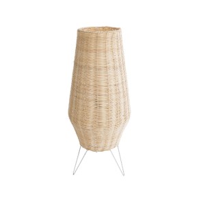glo-02012-02012_2 GLOBOSTAR® BOLSON 02012 BOHO ΕΠΙΔΑΠΕΔΙΟ ΦΩΤΙΣΤΙΚΟ ΜΟΝΟΦΩΤΟ 1 X E27 IP20 ΜΠΕΖ ΞΥΛΟ ΜΕ ΛΕΥΚΟ