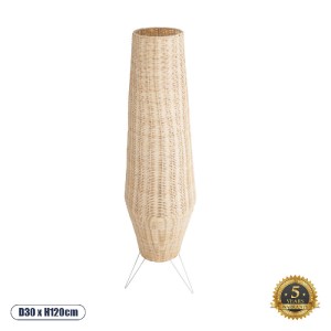 glo-02013-02013_0 GLOBOSTAR® BOLSON 02013 BOHO ΕΠΙΔΑΠΕΔΙΟ ΦΩΤΙΣΤΙΚΟ ΜΟΝΟΦΩΤΟ 1 X E27 IP20 ΜΠΕΖ ΞΥΛΟ ΜΕ ΛΕΥΚΟ
