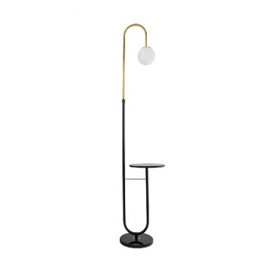 glo-02024-02024_3 GLOBOSTAR® CORDELIA 02024 ΜΟΝΤΕΡΝΟ ΕΠΙΔΑΠΕΔΙΟ ΦΩΤΙΣΤΙΚΟ ΜΟΝΟΦΩΤΟ 1 X E27 IP20 ΜΑΥΡΟ & ΧΡΥΣ