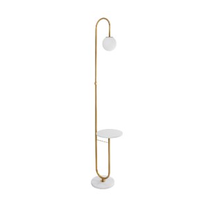 glo-02025-02025_2 GLOBOSTAR® CORDELIA 02025 ΜΟΝΤΕΡΝΟ ΕΠΙΔΑΠΕΔΙΟ ΦΩΤΙΣΤΙΚΟ ΜΟΝΟΦΩΤΟ 1 X E27 IP20 ΧΡΥΣΟ ΑΛΟΥΜΙ