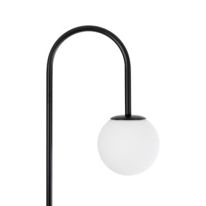 glo-02026-02026_5 GLOBOSTAR® CORDELIA 02026 ΜΟΝΤΕΡΝΟ ΕΠΙΔΑΠΕΔΙΟ ΦΩΤΙΣΤΙΚΟ ΜΟΝΟΦΩΤΟ 1 X E27 IP20  - ΜΑΥΡΟ ΑΛΟ