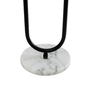 glo-02026-02026_8 GLOBOSTAR® CORDELIA 02026 ΜΟΝΤΕΡΝΟ ΕΠΙΔΑΠΕΔΙΟ ΦΩΤΙΣΤΙΚΟ ΜΟΝΟΦΩΤΟ 1 X E27 IP20  - ΜΑΥΡΟ ΑΛΟ