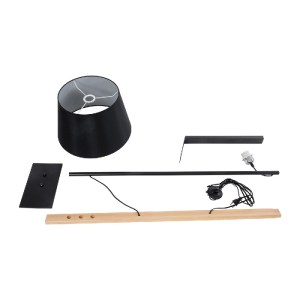 glo-02029-02029_11 GLOBOSTAR® KELSIE 02029 ΜΟΝΤΕΡΝΟ ΕΠΙΔΑΠΕΔΙΟ ΦΩΤΙΣΤΙΚΟ ΜΟΝΟΦΩΤΟ 1 X E27 IP20 ΜΑΥΡΟ ΜΕΤΑΛΛΟ,