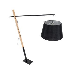 glo-02029-02029_5 GLOBOSTAR® KELSIE 02029 ΜΟΝΤΕΡΝΟ ΕΠΙΔΑΠΕΔΙΟ ΦΩΤΙΣΤΙΚΟ ΜΟΝΟΦΩΤΟ 1 X E27 IP20 ΜΑΥΡΟ ΜΕΤΑΛΛΟ,