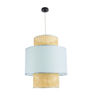 glo-02045-02045_4 GLOBOSTAR® SAIGE 02045 BOHO ΚΡΕΜΑΣΤΟ ΦΩΤΙΣΤΙΚΟ ΠΛΕΓΜΑ ΜΟΝΟΦΩΤΟ 1 X E27 IP20 ΜΠΕΖ ΞΥΛΟ ΜΕ Γ