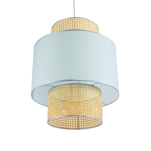 glo-02045-02045_6 GLOBOSTAR® SAIGE 02045 BOHO ΚΡΕΜΑΣΤΟ ΦΩΤΙΣΤΙΚΟ ΠΛΕΓΜΑ ΜΟΝΟΦΩΤΟ 1 X E27 IP20 ΜΠΕΖ ΞΥΛΟ ΜΕ Γ