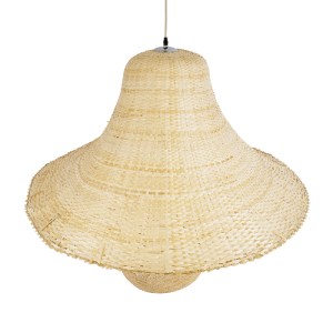 glo-02047-02047_07 GLOBOSTAR® JUNIPER 02047 BOHO ΚΡΕΜΑΣΤΟ ΦΩΤΙΣΤΙΚΟ ΚΑΜΠΑΝΑ ΜΟΝΟΦΩΤΟ 1 X E27 IP20 ΜΠΕΖ ΞΥΛΟ -