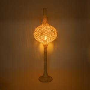 glo-02051-02051_3 GLOBOSTAR® ALADDIN 02051 BOHO ΕΠΙΔΑΠΕΔΙΟ ΦΩΤΙΣΤΙΚΟ ΜΟΝΟΦΩΤΟ 1 X E27 IP20 ΜΠΕΖ ΞΥΛΟ - Μ50 X