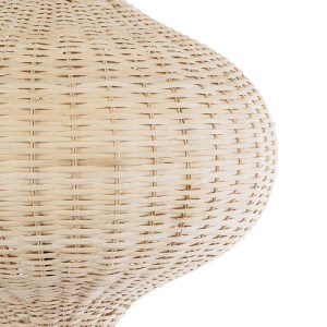 glo-02052-02052_6 GLOBOSTAR® ALADDIN 02052 BOHO ΕΠΙΔΑΠΕΔΙΟ ΦΩΤΙΣΤΙΚΟ ΜΟΝΟΦΩΤΟ 1 X E27 IP20 ΜΠΕΖ ΞΥΛΟ - Μ60 X