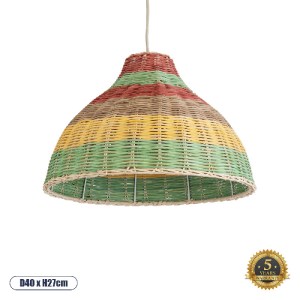 glo-02053-02053_0 GLOBOSTAR® CABALLEROS 02053 BOHO ΚΡΕΜΑΣΤΟ ΦΩΤΙΣΤΙΚΟ ΚΑΜΠΑΝΑ ΜΟΝΟΦΩΤΟ 1 X E27 IP20 ΠΟΛΥΧΡΩΜ
