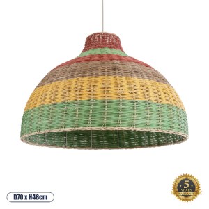 glo-02054-02054_0 GLOBOSTAR® CABALLEROS 02054 BOHO ΚΡΕΜΑΣΤΟ ΦΩΤΙΣΤΙΚΟ ΚΑΜΠΑΝΑ ΜΟΝΟΦΩΤΟ 1 X E27 IP20 ΠΟΛΥΧΡΩΜ