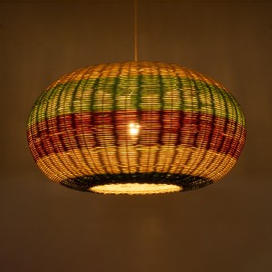 glo-02056-02056_3 GLOBOSTAR® CABALLEROS 02056 BOHO ΚΡΕΜΑΣΤΟ ΦΩΤΙΣΤΙΚΟ ΠΛΕΓΜΑ ΜΟΝΟΦΩΤΟ 1 X E27 IP20 ΠΟΛΥΧΡΩΜΟ