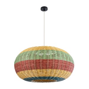 glo-02056-02056_4 GLOBOSTAR® CABALLEROS 02056 BOHO ΚΡΕΜΑΣΤΟ ΦΩΤΙΣΤΙΚΟ ΠΛΕΓΜΑ ΜΟΝΟΦΩΤΟ 1 X E27 IP20 ΠΟΛΥΧΡΩΜΟ
