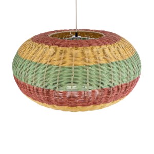 glo-02056-02056_7 GLOBOSTAR® CABALLEROS 02056 BOHO ΚΡΕΜΑΣΤΟ ΦΩΤΙΣΤΙΚΟ ΠΛΕΓΜΑ ΜΟΝΟΦΩΤΟ 1 X E27 IP20 ΠΟΛΥΧΡΩΜΟ