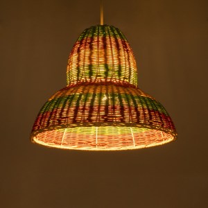 glo-02057-02057_3 GLOBOSTAR® CABALLEROS 02057 BOHO ΚΡΕΜΑΣΤΟ ΦΩΤΙΣΤΙΚΟ ΚΑΜΠΑΝΑ ΜΟΝΟΦΩΤΟ 1 X E27 IP20 ΠΟΛΥΧΡΩΜ