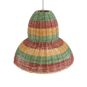 glo-02057-02057_7 GLOBOSTAR® CABALLEROS 02057 BOHO ΚΡΕΜΑΣΤΟ ΦΩΤΙΣΤΙΚΟ ΚΑΜΠΑΝΑ ΜΟΝΟΦΩΤΟ 1 X E27 IP20 ΠΟΛΥΧΡΩΜ
