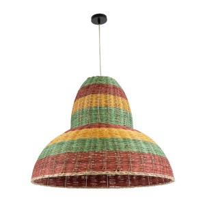 glo-02058-02058_4 GLOBOSTAR® CABALLEROS 02058 BOHO ΚΡΕΜΑΣΤΟ ΦΩΤΙΣΤΙΚΟ ΚΑΜΠΑΝΑ ΜΟΝΟΦΩΤΟ 1 X E27 IP20 ΠΟΛΥΧΡΩΜ