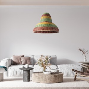 glo-02058-post_302 GLOBOSTAR® CABALLEROS 02058 BOHO ΚΡΕΜΑΣΤΟ ΦΩΤΙΣΤΙΚΟ ΚΑΜΠΑΝΑ ΜΟΝΟΦΩΤΟ 1 X E27 IP20 ΠΟΛΥΧΡΩΜ