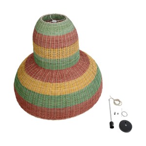 glo-02059-02059_9_ GLOBOSTAR® CABALLEROS 02059 BOHO ΚΡΕΜΑΣΤΟ ΦΩΤΙΣΤΙΚΟ ΚΑΜΠΑΝΑ ΜΟΝΟΦΩΤΟ 1 X E27 IP20 ΠΟΛΥΧΡΩΜ