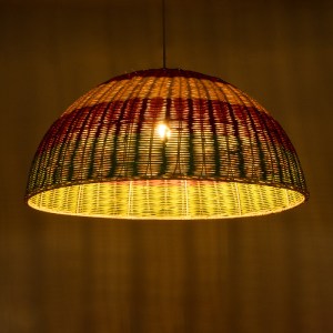 glo-02061-02061_3 GLOBOSTAR® CABALLEROS 02061 BOHO ΚΡΕΜΑΣΤΟ ΦΩΤΙΣΤΙΚΟ ΚΑΜΠΑΝΑ ΜΟΝΟΦΩΤΟ 1 X E27 IP20 ΠΟΛΥΧΡΩΜ