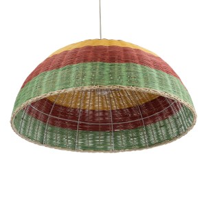 glo-02061-02061_6 GLOBOSTAR® CABALLEROS 02061 BOHO ΚΡΕΜΑΣΤΟ ΦΩΤΙΣΤΙΚΟ ΚΑΜΠΑΝΑ ΜΟΝΟΦΩΤΟ 1 X E27 IP20 ΠΟΛΥΧΡΩΜ