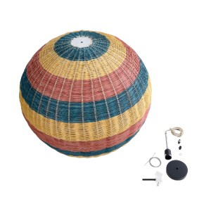 glo-02064-02064_10 GLOBOSTAR® CABALLEROS 02064 BOHO ΚΡΕΜΑΣΤΟ ΦΩΤΙΣΤΙΚΟ ΜΠΑΛΑ ΜΟΝΟΦΩΤΟ 1 X E27 IP20 ΠΟΛΥΧΡΩΜΟ 