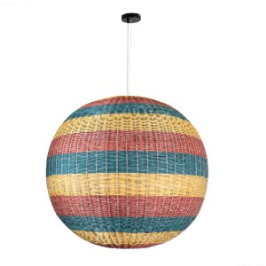 glo-02064-02064_4 GLOBOSTAR® CABALLEROS 02064 BOHO ΚΡΕΜΑΣΤΟ ΦΩΤΙΣΤΙΚΟ ΜΠΑΛΑ ΜΟΝΟΦΩΤΟ 1 X E27 IP20 ΠΟΛΥΧΡΩΜΟ 
