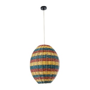 glo-02065-02065_4 GLOBOSTAR® CABALLEROS 02065 BOHO ΚΡΕΜΑΣΤΟ ΦΩΤΙΣΤΙΚΟ ΠΛΕΓΜΑ ΜΟΝΟΦΩΤΟ 1 X E27 IP20 ΠΟΛΥΧΡΩΜΟ