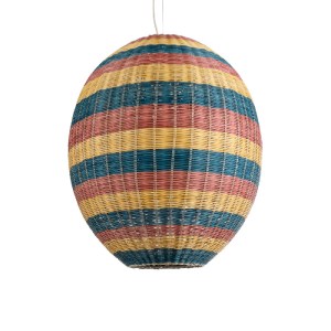 glo-02066-02066_2 GLOBOSTAR® CABALLEROS 02066 BOHO ΚΡΕΜΑΣΤΟ ΦΩΤΙΣΤΙΚΟ ΠΛΕΓΜΑ ΜΟΝΟΦΩΤΟ 1 X E27 IP20 ΠΟΛΥΧΡΩΜΟ
