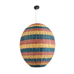 glo-02066-02066_4 GLOBOSTAR® CABALLEROS 02066 BOHO ΚΡΕΜΑΣΤΟ ΦΩΤΙΣΤΙΚΟ ΠΛΕΓΜΑ ΜΟΝΟΦΩΤΟ 1 X E27 IP20 ΠΟΛΥΧΡΩΜΟ