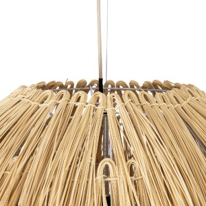 glo-02067-02067_8 GLOBOSTAR® ARCHIPELAGO 02067 BOHO ΚΡΕΜΑΣΤΟ ΦΩΤΙΣΤΙΚΟ ΠΛΕΓΜΑ ΜΟΝΟΦΩΤΟ 1 X E27 IP20 ΜΠΕΖ ΞΥΛ