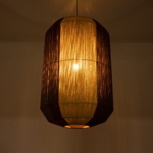 glo-02076-02076_3 GLOBOSTAR® SALERNO 02076 BOHO ΚΡΕΜΑΣΤΟ ΦΩΤΙΣΤΙΚΟ ΠΛΕΓΜΑ ΜΟΝΟΦΩΤΟ 1 X E27 IP20 ΜΠΕΖ & ΚΑΦΕ 