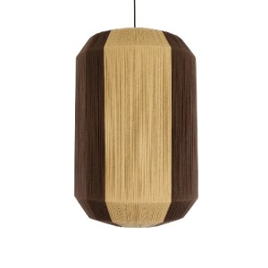 glo-02076-02076_5 GLOBOSTAR® SALERNO 02076 BOHO ΚΡΕΜΑΣΤΟ ΦΩΤΙΣΤΙΚΟ ΠΛΕΓΜΑ ΜΟΝΟΦΩΤΟ 1 X E27 IP20 ΜΠΕΖ & ΚΑΦΕ 