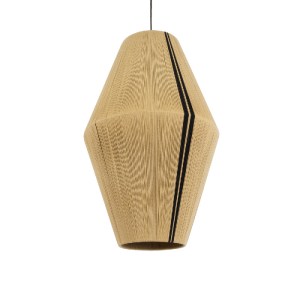 glo-02077-02077_2 GLOBOSTAR® SALERNO 02077 BOHO ΚΡΕΜΑΣΤΟ ΦΩΤΙΣΤΙΚΟ ΠΛΕΓΜΑ ΜΟΝΟΦΩΤΟ 1 X E27 IP20 ΜΠΕΖ & ΜΑΥΡΟ