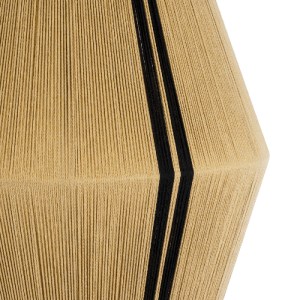 glo-02077-02077_8 GLOBOSTAR® SALERNO 02077 BOHO ΚΡΕΜΑΣΤΟ ΦΩΤΙΣΤΙΚΟ ΠΛΕΓΜΑ ΜΟΝΟΦΩΤΟ 1 X E27 IP20 ΜΠΕΖ & ΜΑΥΡΟ