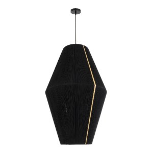 glo-02078-02078_4 GLOBOSTAR® SALERNO 02078 BOHO ΚΡΕΜΑΣΤΟ ΦΩΤΙΣΤΙΚΟ ΠΛΕΓΜΑ ΜΟΝΟΦΩΤΟ 1 X E27 IP20 ΜΑΥΡΟ & ΜΠΕΖ