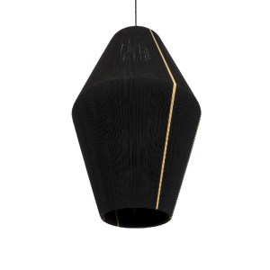 glo-02078-02078_6 GLOBOSTAR® SALERNO 02078 BOHO ΚΡΕΜΑΣΤΟ ΦΩΤΙΣΤΙΚΟ ΠΛΕΓΜΑ ΜΟΝΟΦΩΤΟ 1 X E27 IP20 ΜΑΥΡΟ & ΜΠΕΖ