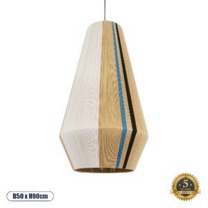 glo-02079-02079_0 GLOBOSTAR® SALERNO 02079 BOHO ΚΡΕΜΑΣΤΟ ΦΩΤΙΣΤΙΚΟ ΠΛΕΓΜΑ ΜΟΝΟΦΩΤΟ 1 X E27 IP20 ΠΟΛΥΧΡΩΜΟ ΣΧ
