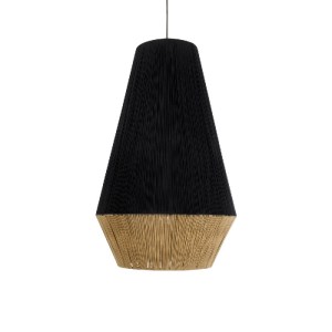 glo-02080-02080_5 GLOBOSTAR® SALERNO 02080 BOHO ΚΡΕΜΑΣΤΟ ΦΩΤΙΣΤΙΚΟ ΠΛΕΓΜΑ ΜΟΝΟΦΩΤΟ 1 X E27 IP20 ΜΑΥΡΟ & ΜΠΕΖ