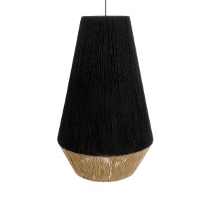 glo-02080-02080_7 GLOBOSTAR® SALERNO 02080 BOHO ΚΡΕΜΑΣΤΟ ΦΩΤΙΣΤΙΚΟ ΠΛΕΓΜΑ ΜΟΝΟΦΩΤΟ 1 X E27 IP20 ΜΑΥΡΟ & ΜΠΕΖ